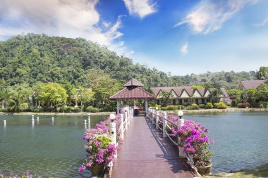 Tayland'da tropikal bir tatil güzel görünümü