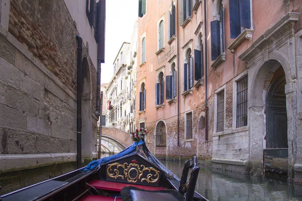 Belle Vue Sur Les Canaux Vénitiens Venise Italie — Photo