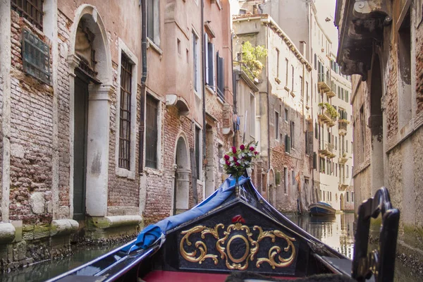Hermosa Vista Los Canales Venecianos Venecia Italia — Foto de Stock
