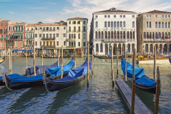 Belle Vue Sur Les Canaux Vénitiens Venise Italie — Photo