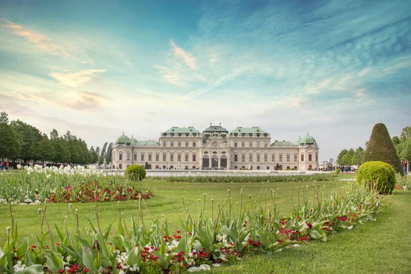 Bella Vista Sul Palazzo Belvedere Vienna Austria — Foto Stock