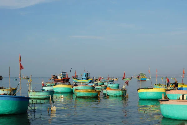 Bărci Pescuit Vietnam — Fotografie, imagine de stoc