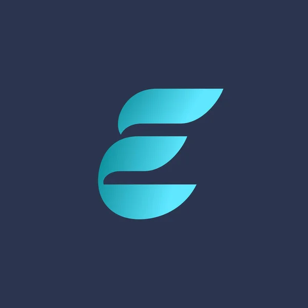 Carta Logotipo Ícone Design Elemento Modelo — Vetor de Stock