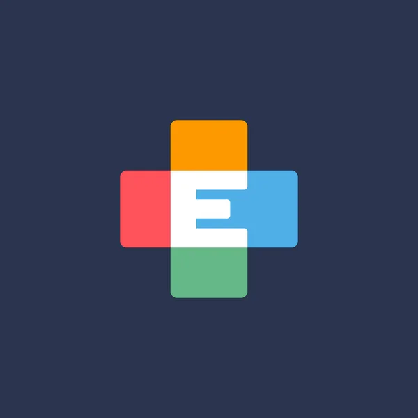 Letter Cross Logo Icon Design Template Elements — Stock Vector