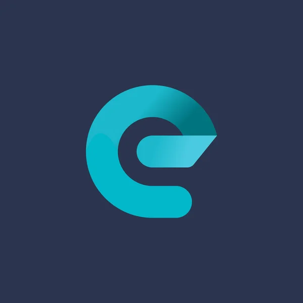 Carta Logotipo Ícone Design Elemento Modelo —  Vetores de Stock