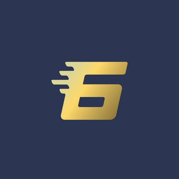 Número Logotipo Ícone Design Elementos Modelo — Vetor de Stock