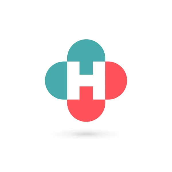 Letter Cross Logo Icon Design Template Elements — Stock Vector
