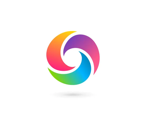 Abstrakta Verksamhet Logo Ikon Design Med Bokstaven — Stock vektor