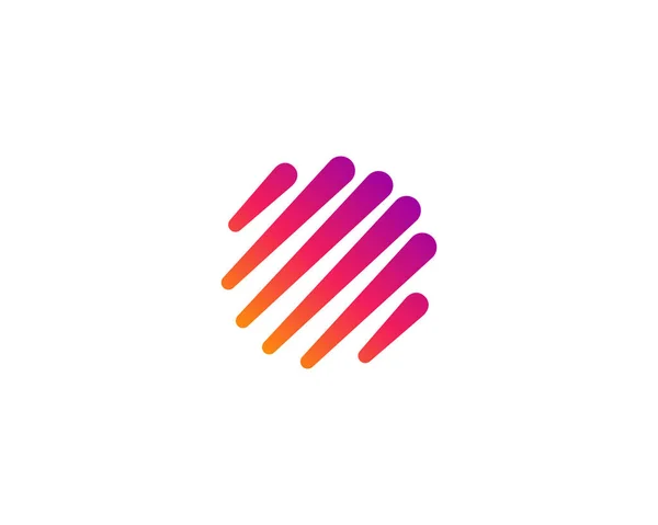 Abstrakta Verksamhet Logo Ikon Design Med Bokstaven Nummer — Stock vektor