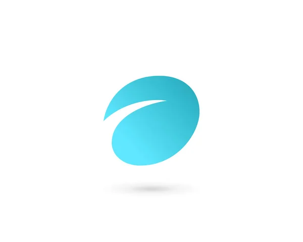 Absztrakt Ikon Logo Tervezés Betű Szám — Stock Vector