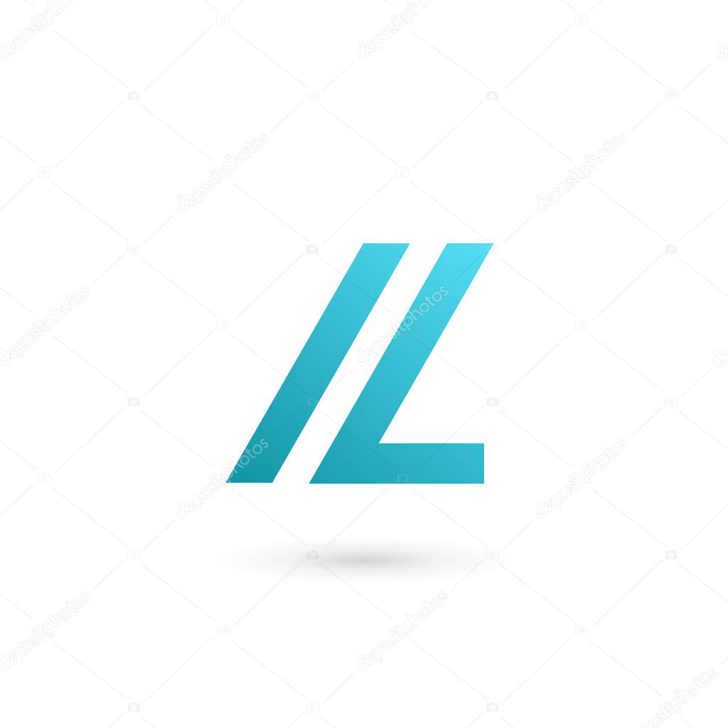 Letter L logo icon design template elements