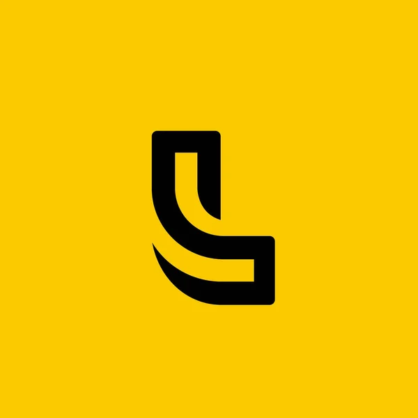 文字Lロゴアイコンデザインテンプレート要素 — ストックベクタ