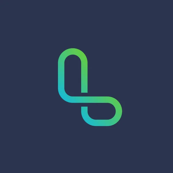 Letter L logo icon design template elements — Stock Vector