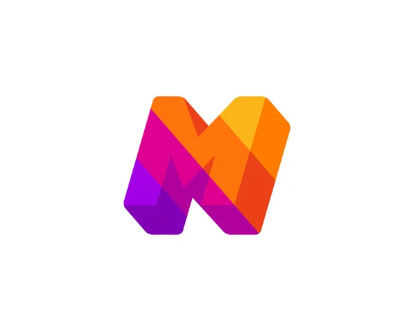 Letter M logo pictogram ontwerp template elementen — Stockvector