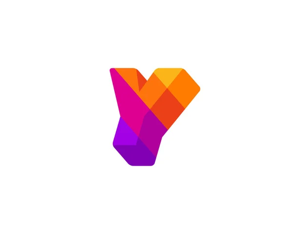 Carta Y logotipo ícone design elementos de modelo — Vetor de Stock