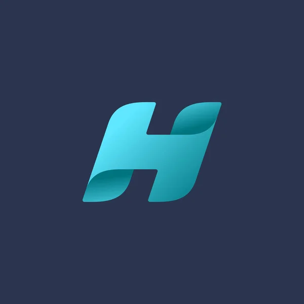 Lettre H logo icône conception des éléments de modèle — Image vectorielle