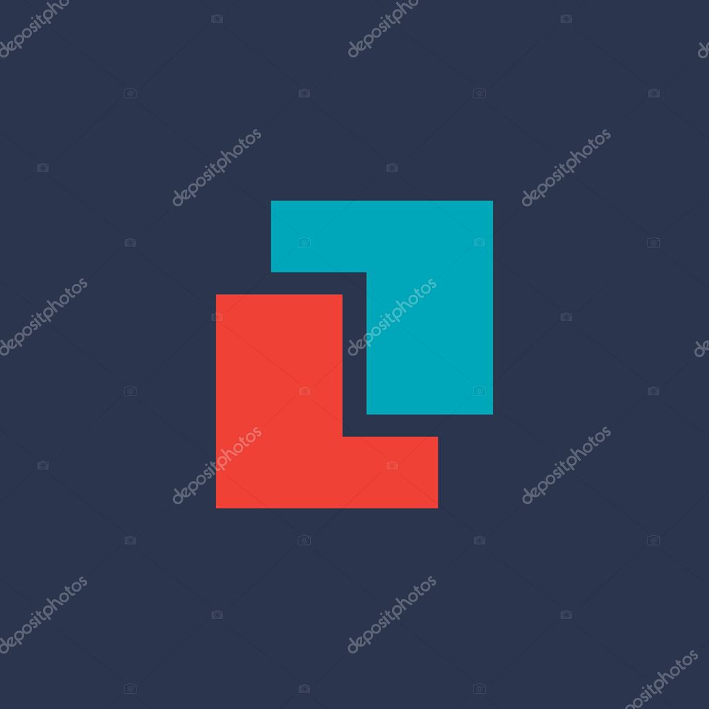 Letter L logo icon design template elements