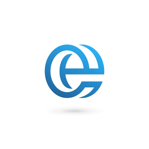 Letter E logo pictogram ontwerp template elementen — Stockvector