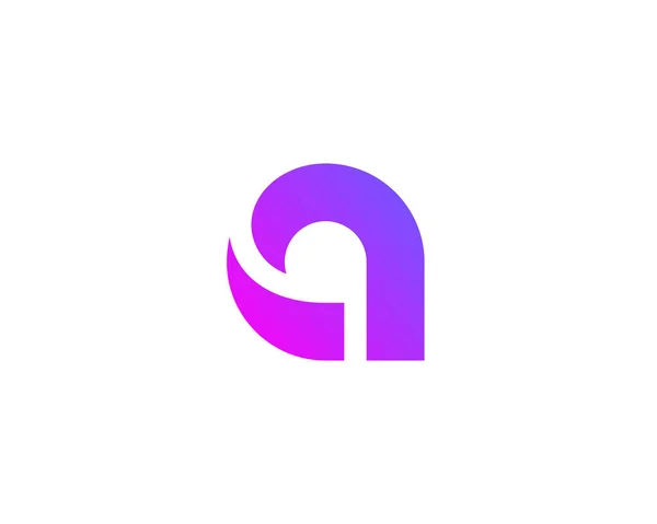 Letter Een Logo Pictogram Ontwerp Template Elementen — Stockvector