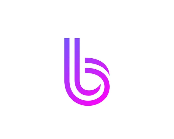 Lettre Éléments Modèle Conception Icône Logo — Image vectorielle