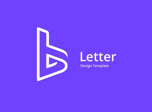 Carta Logo Icon Design Elementos Modelo —  Vetores de Stock