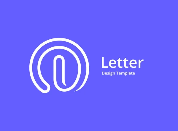 Lまたは1番目のロゴアイコンデザインテンプレート要素 — ストックベクタ