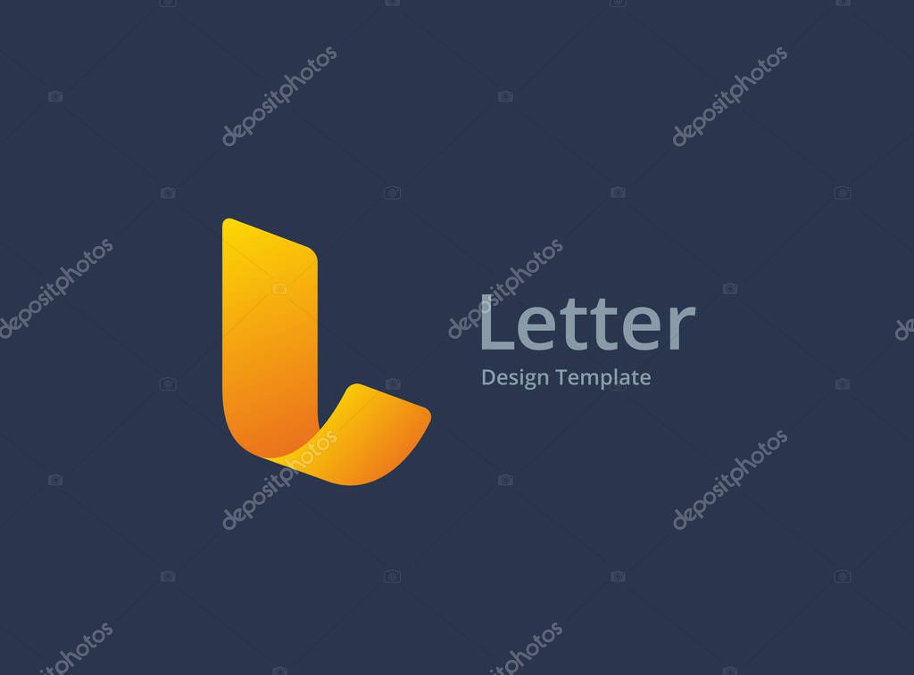 Letter L logo icon design template elements