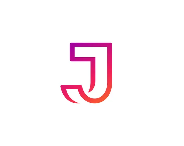 字母J图标设计模板元素 — 图库矢量图片