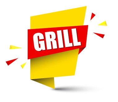 Sarı vektör afiş ızgara