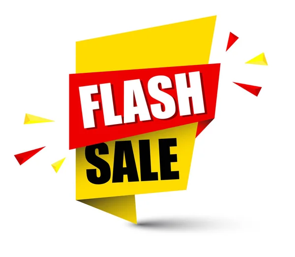 Sarı vektör afiş flash Satılık