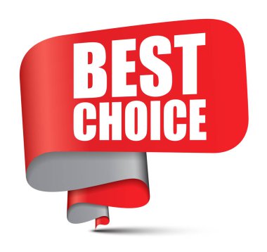 Kırmızı vektör afiş en iyi seçim