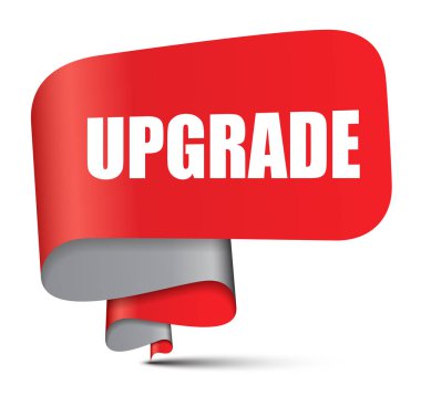 Kırmızı vektör afiş yükseltme