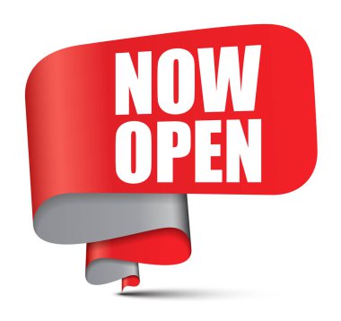 Kırmızı vektör afiş yapın açık