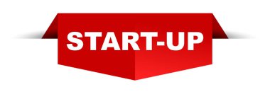 Kırmızı vektör afiş başlangıç