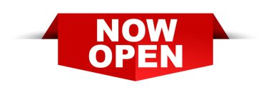 Kırmızı vektör afiş yapın açık