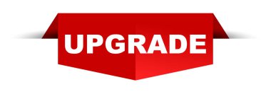 Kırmızı vektör afiş yükseltme