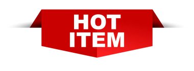 Kırmızı vektör afiş sıcak öğesi