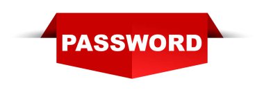 Kırmızı vektör afiş şifre