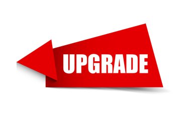 Kırmızı vektör afiş yükseltme