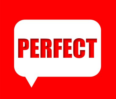 Kırmızı vektör afiş mükemmel