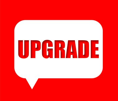 Kırmızı vektör afiş yükseltme