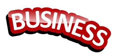 Kırmızı vektör afiş iş