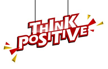 Kırmızı ve sarı etiket olumlu düşünmek