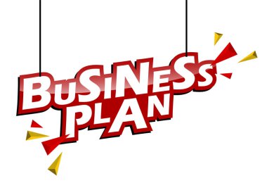 Kırmızı ve sarı etiketi iş planı