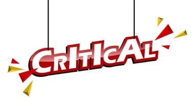 Kırmızı ve sarı etiket kritik