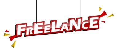 Kırmızı ve sarı etiket serbest