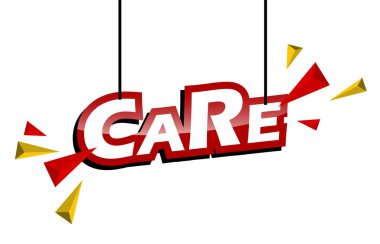 Kırmızı ve sarı etiket bakım