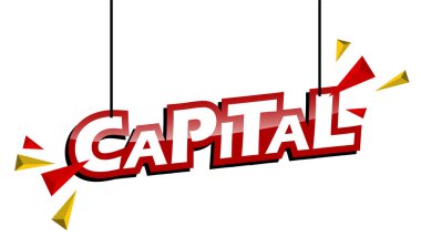 Kırmızı ve sarı etiket sermaye