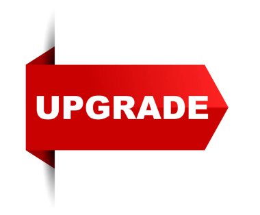 Kırmızı vektör afiş yükseltme