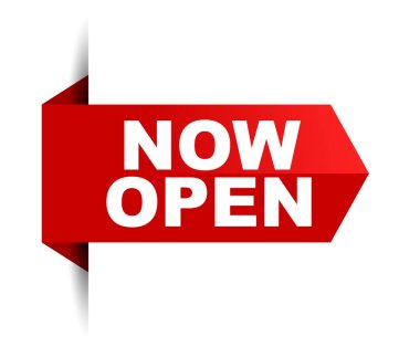 Kırmızı vektör afiş yapın açık